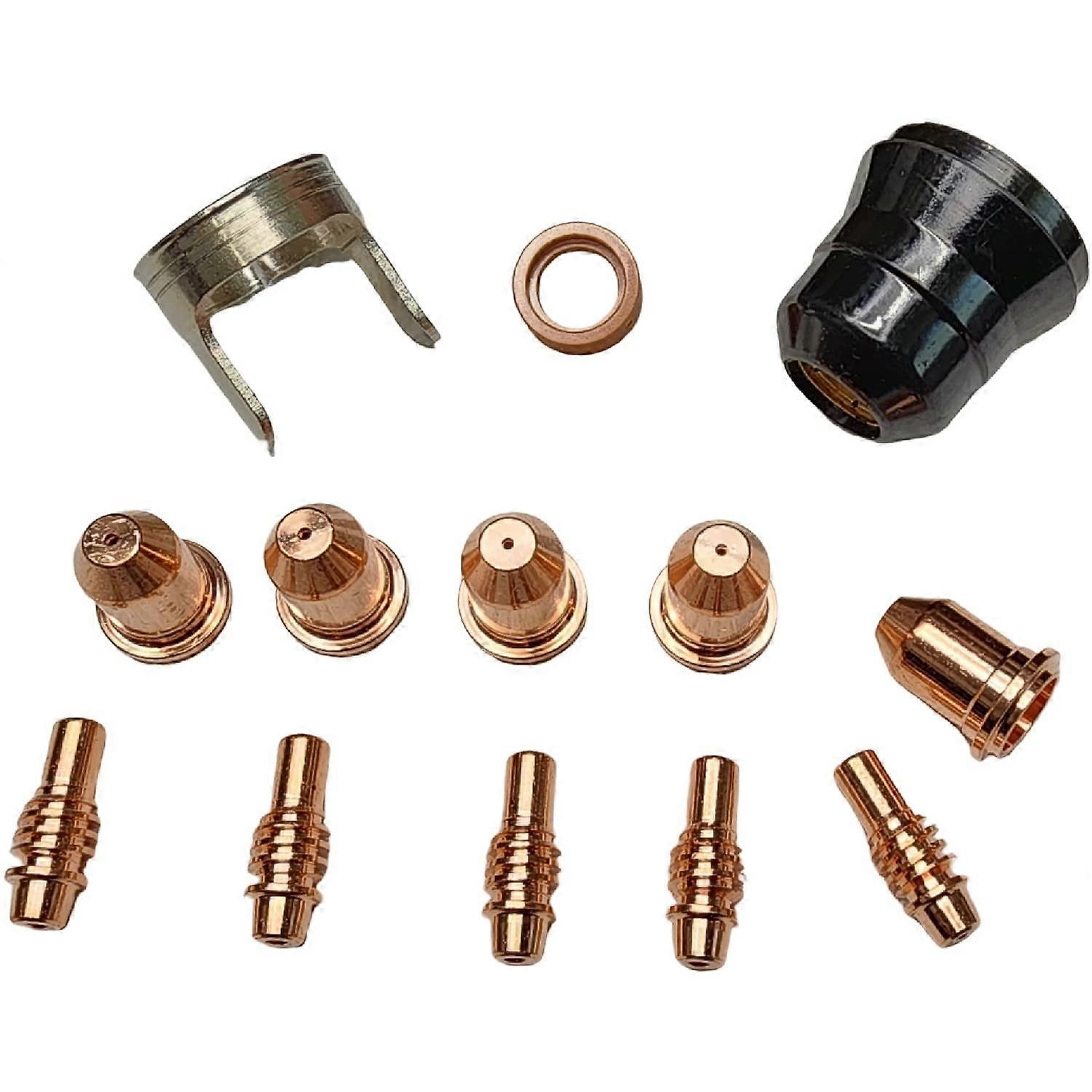 13Piece Precision Plasma Cutter Consumables Replacement Parts Kit for Harbor Freight Titanium 45A