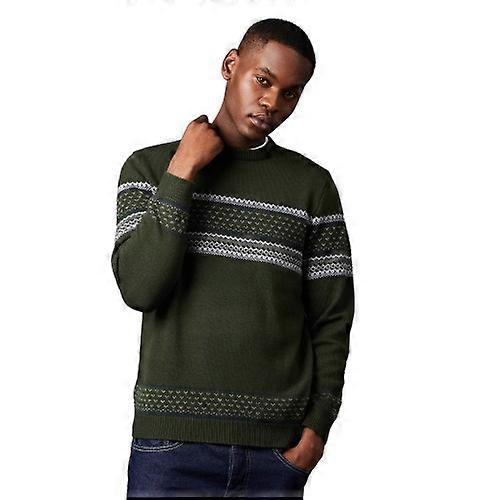 Burton Mens Placement Stripe Crew Neck Jumper