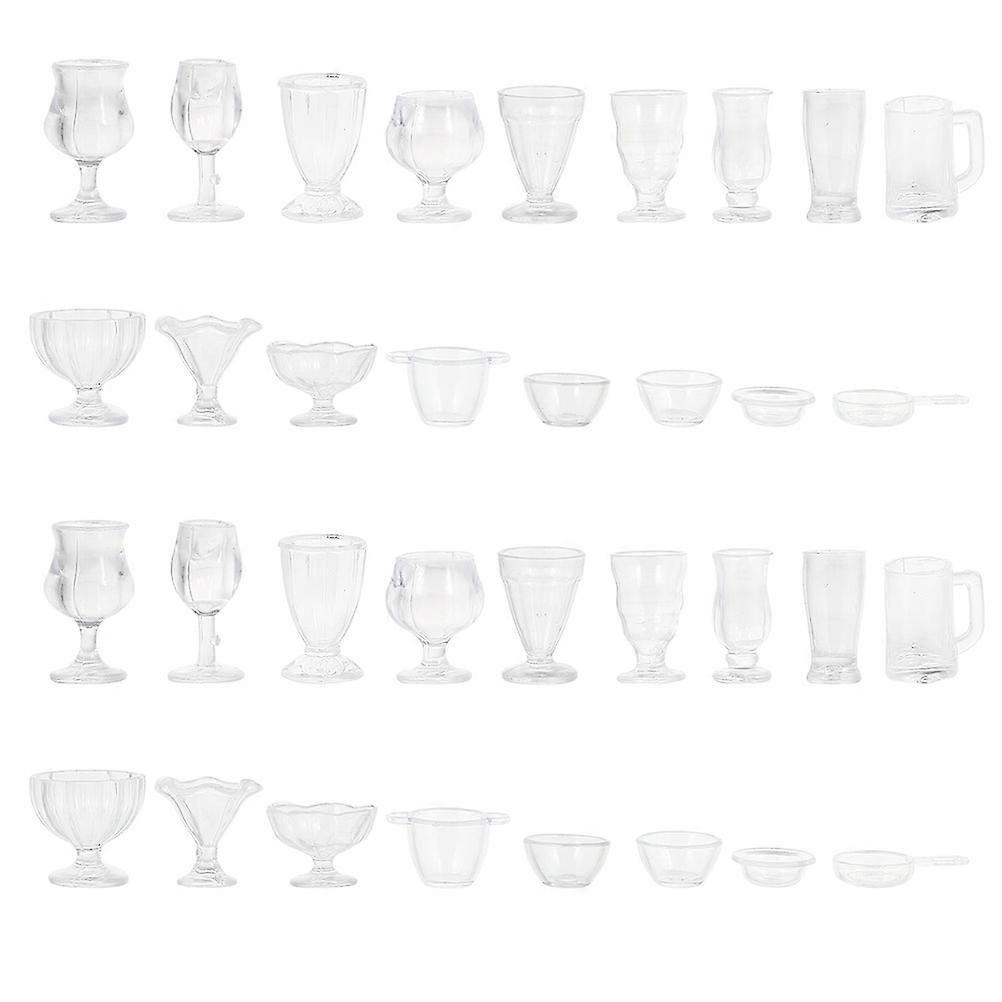 Durable Mini Transparent Plastic Cups for Decoration with Fine Craftsmanship and Smooth Surface 51