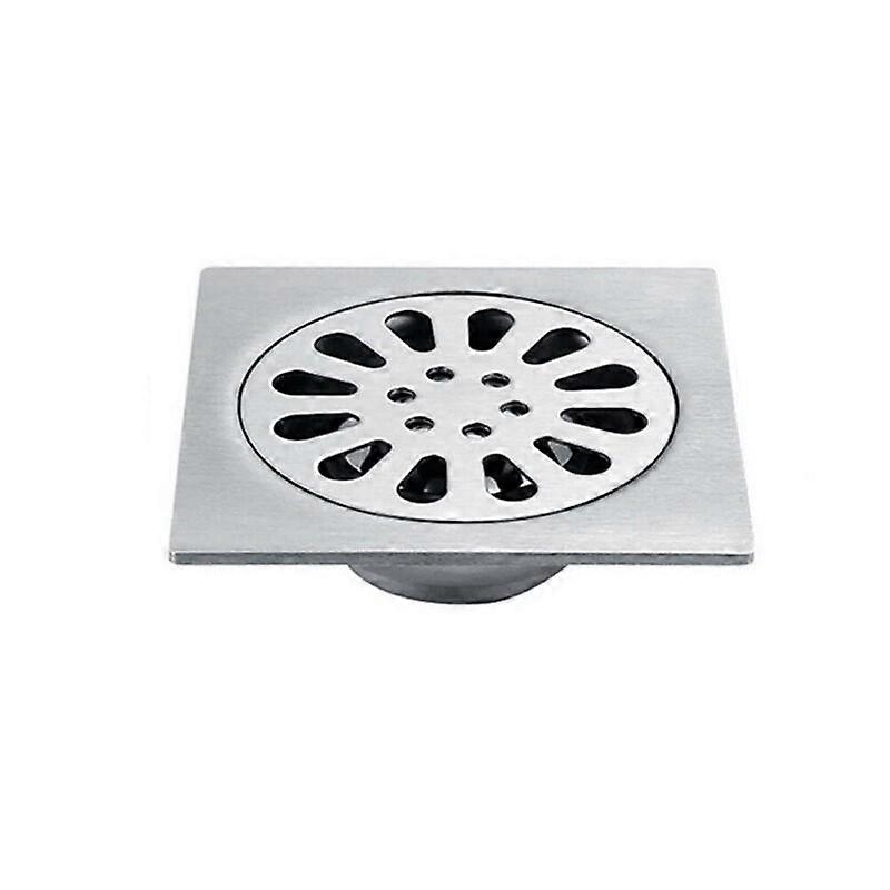 Easy Installation Floor Drain Grid Pattern Stainless Steel