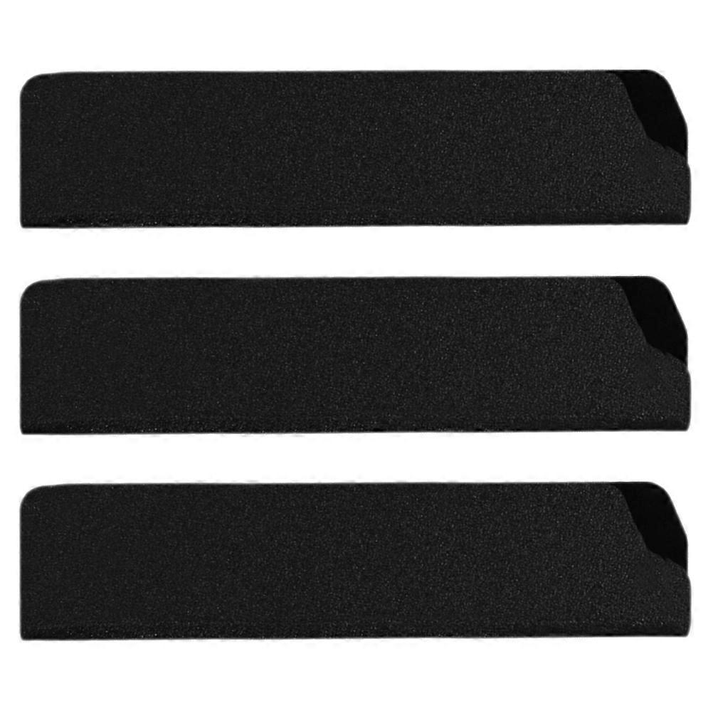 3Pcs Sheathes Black Flocking for Protection Kitchen and