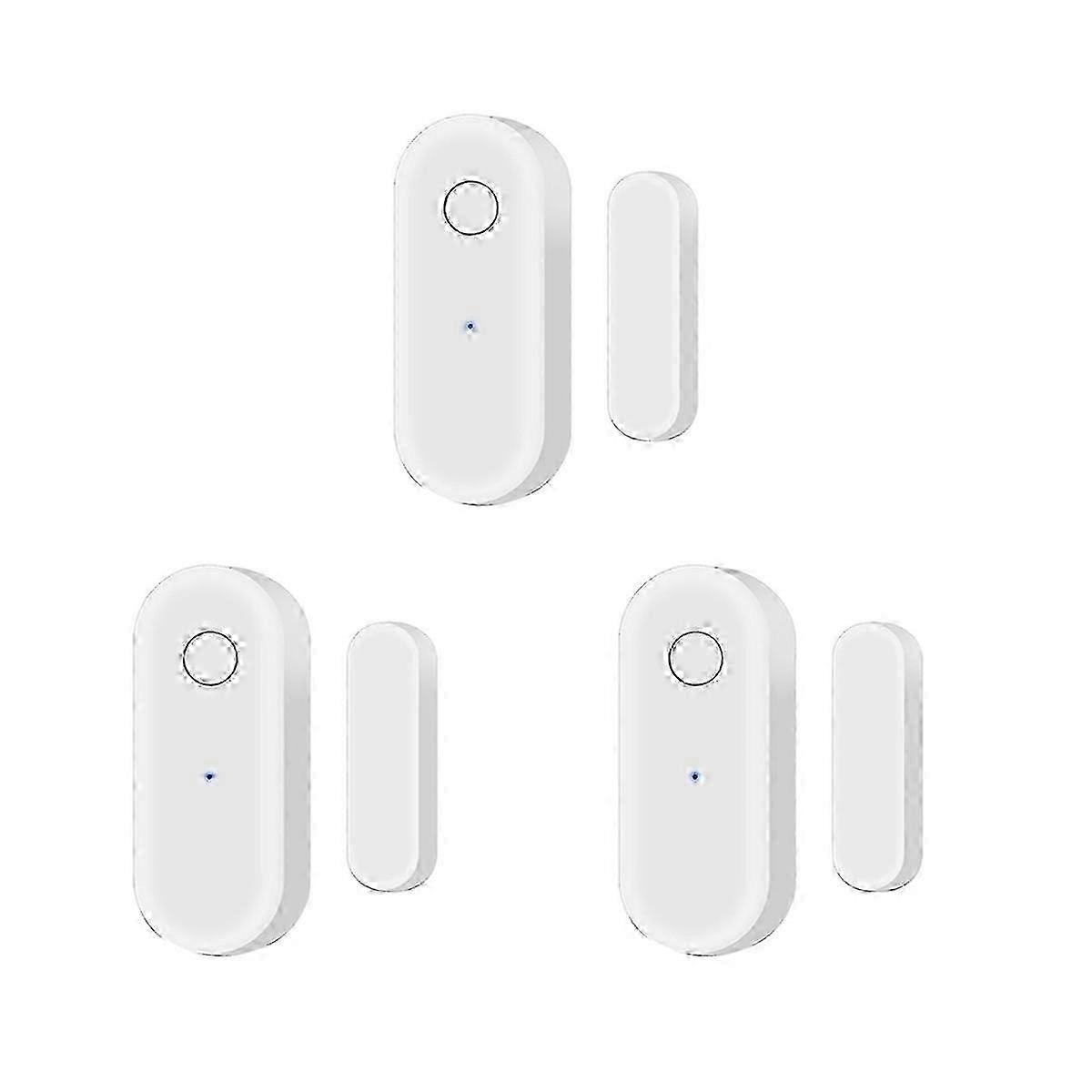Smart Door Sensor - Wifi Wireless Window Sensor Real-time Message Notification Compatible With Alexa Yy