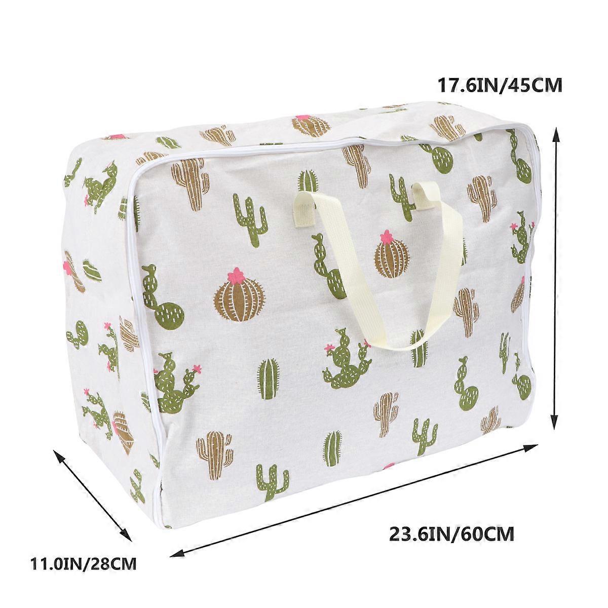 Quilt Drawstring Pouch For Home Use 60X45CM Organizing Multi Rectangular 1Pc