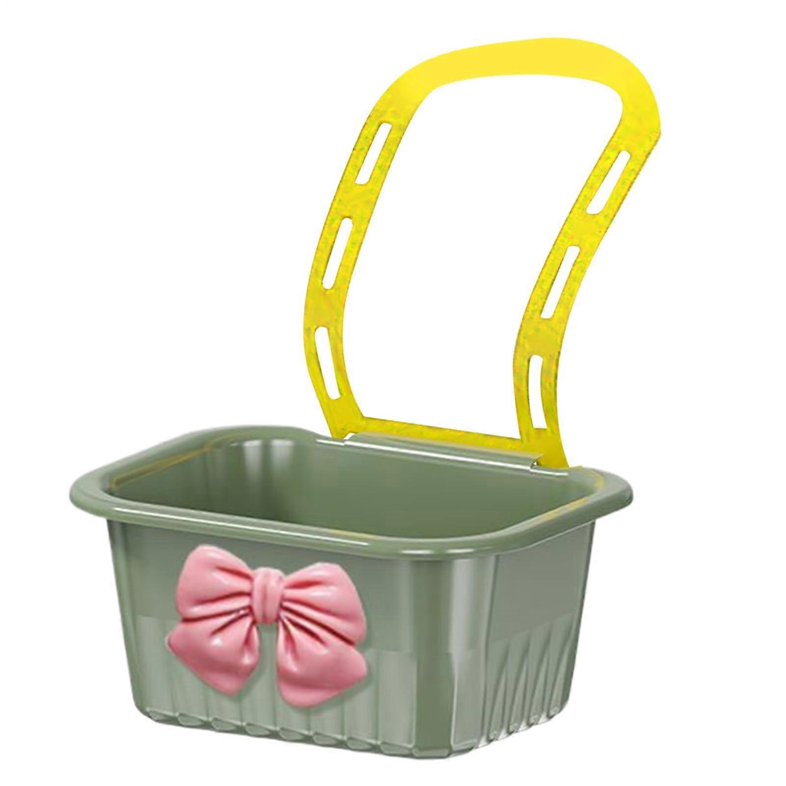 Sink Strainer Basket FaucetMounted Kitchen Protector with Removable Mesh Filter Green