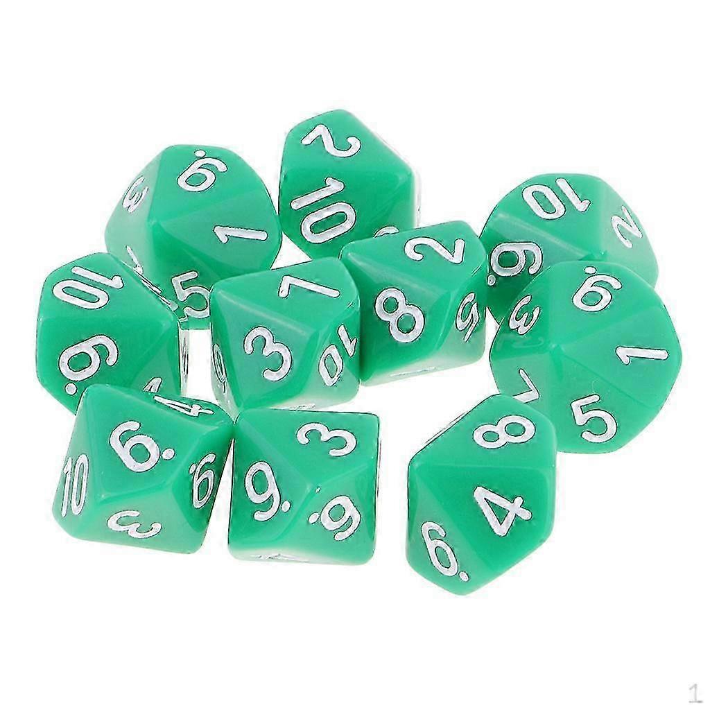 25-26 10 Pieces Sided D10 Acrylic