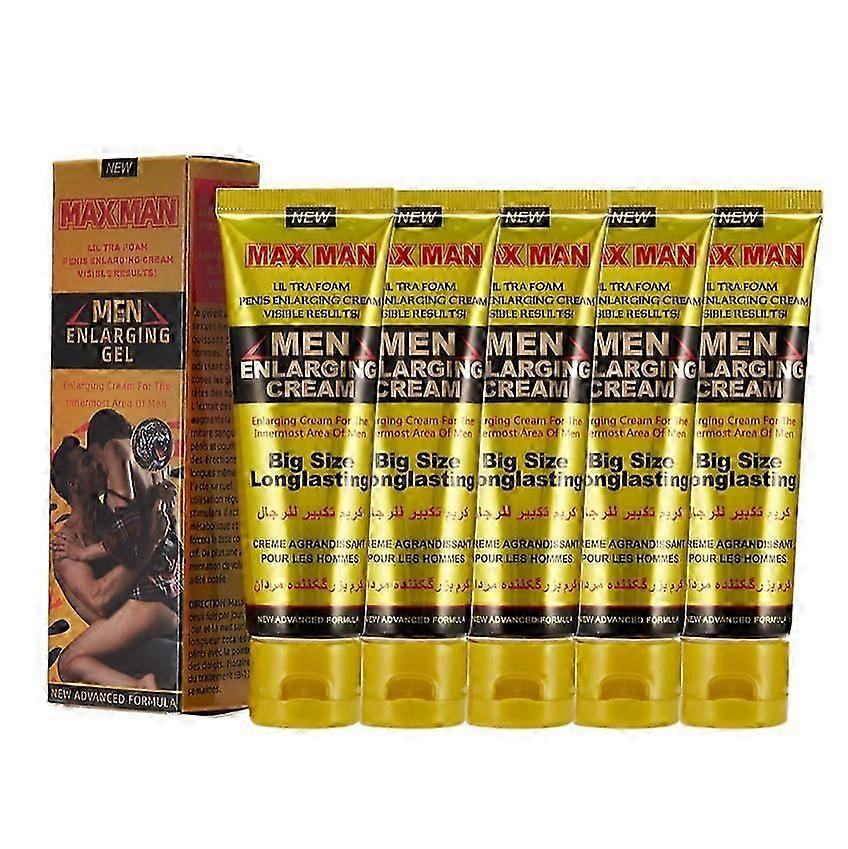 Model Maxman gel, massagecrème voor mannen