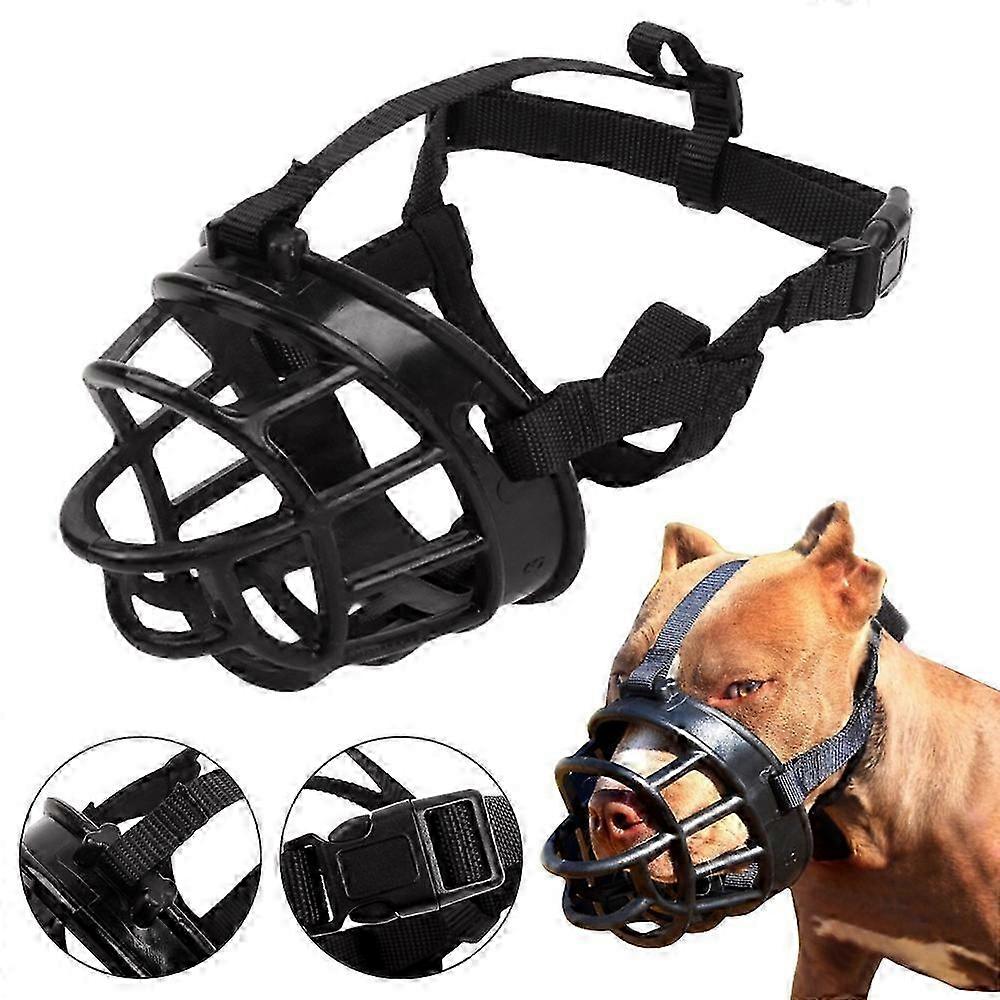 2026 Gifts Muzzle Breathable Adjustable Dog Training Muzzle for Medium & Large Dogs, Prevents Biting