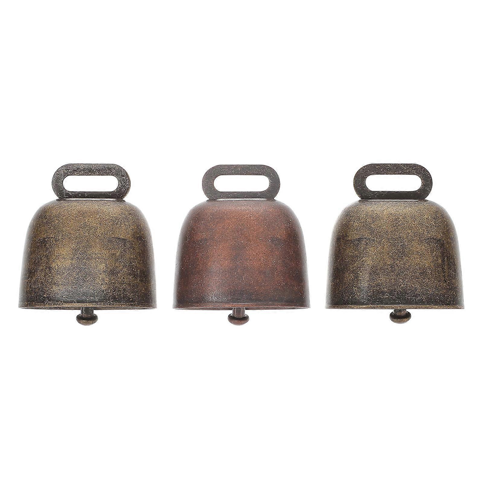 12Pcs Copper Bells for DIY Copper Cattle Bell Accessories