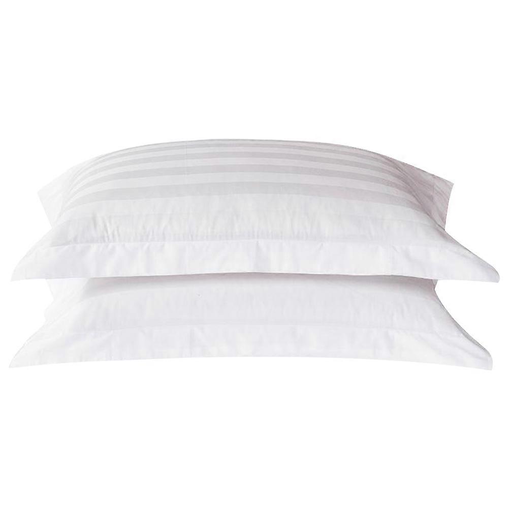 Cotton Pillow Case Pillowslip for Pillow Use 2Pcs White Bedding