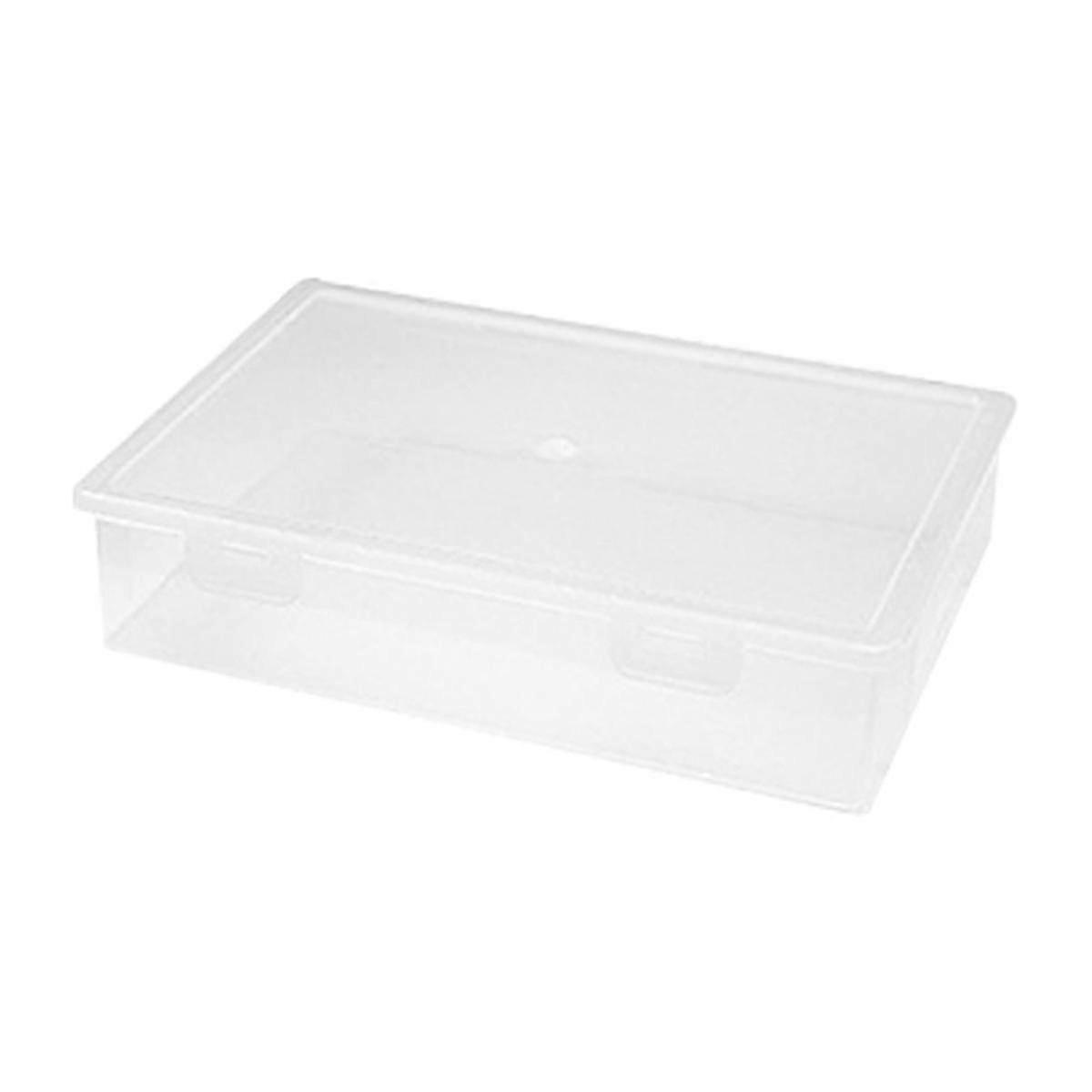 File Organizer Transparent Square Storage Box A4 Storage Box,M 2025