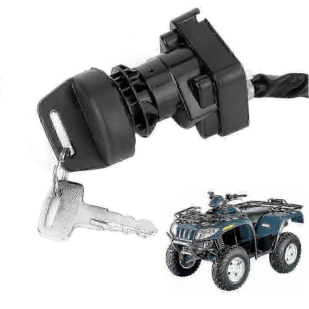 2 Keys Car Ignition Switch Lock Replacement for Suzuki Quadrunner 500 LTF500F