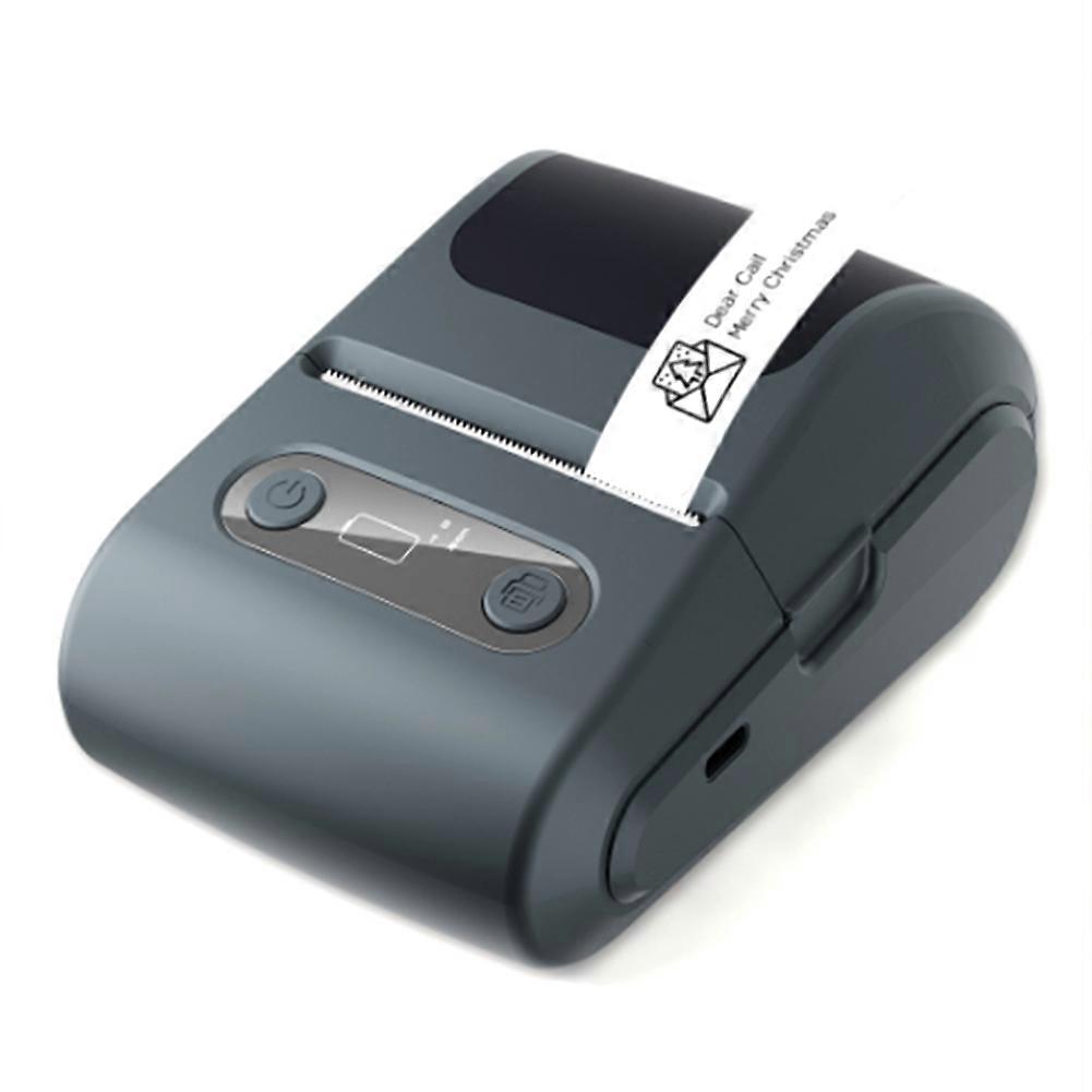 Mini Label Thermal Printer Portable Self-Adhesive Bluetooth Maker Machine for Round UV Tag Stickers Labels Rolls
