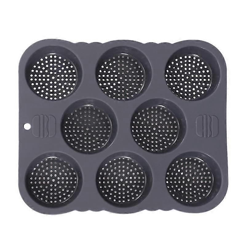 Silicone Hamburger Mold Nonstick Temperature Resistant DIY Burger Bun Baking Pan