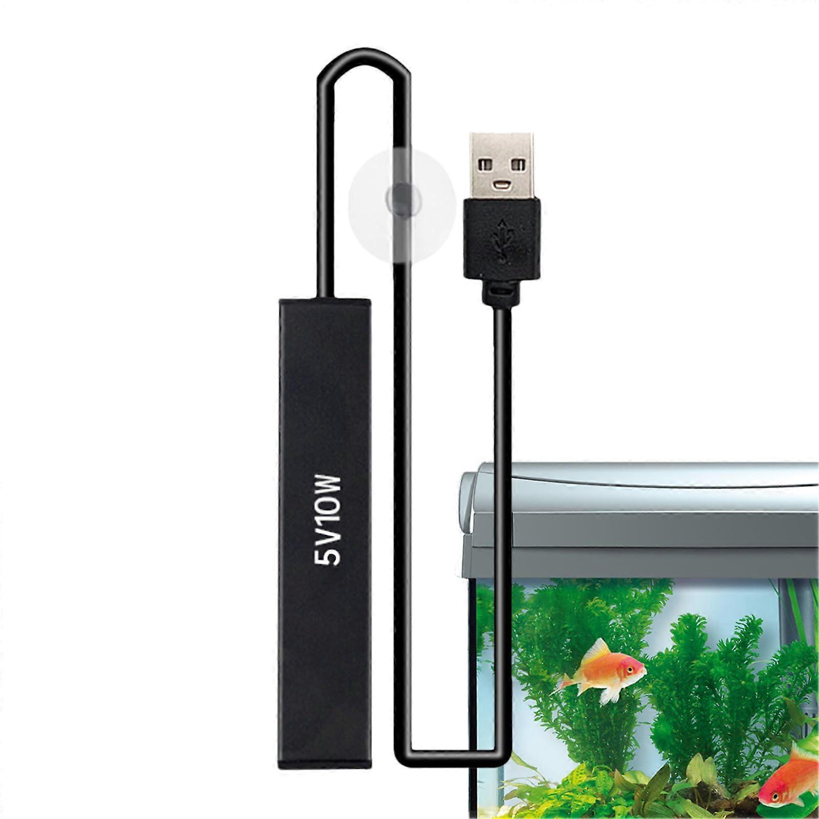 Adjustable Aquarium Heater with Thermostat, Precise Temp Control, 10W for Small Fish Tanks