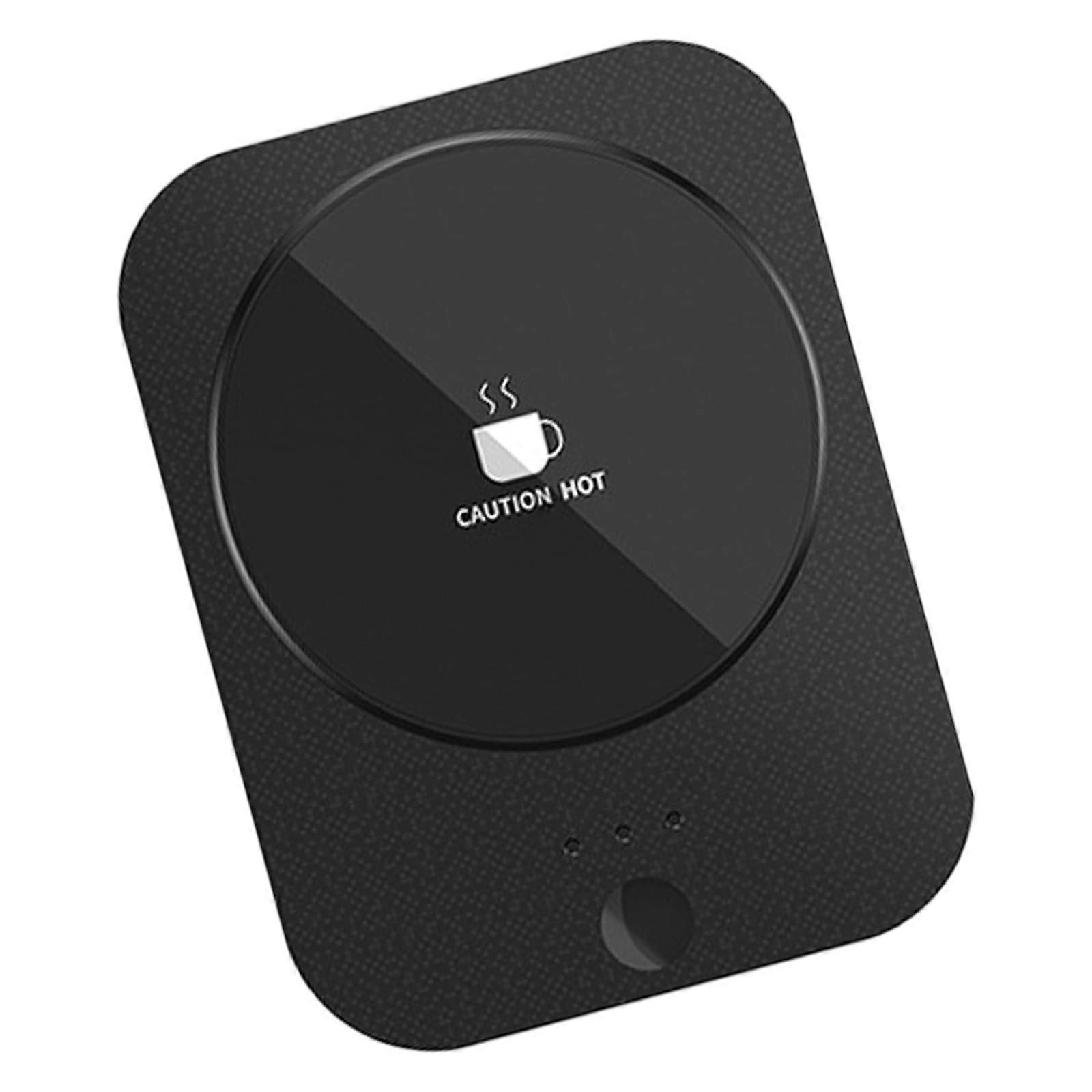 Coffee Mug Warmer with Adjustable Temperature Control for Desk and Office, Black