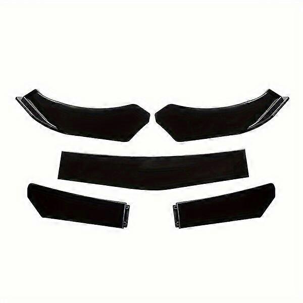 Front Bumper Lip Universal Adjustable Weatherproof PP Material Automotive Aerodynamic Modification Part