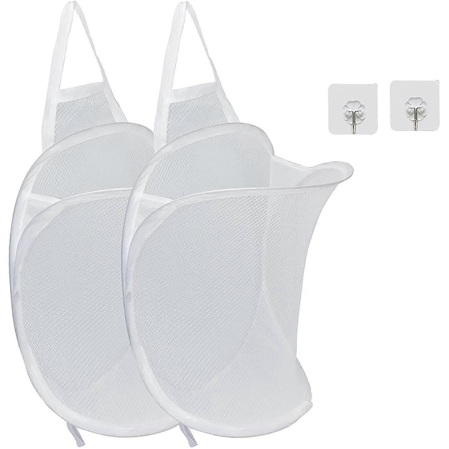 Small hanging laundry basket for babies and children