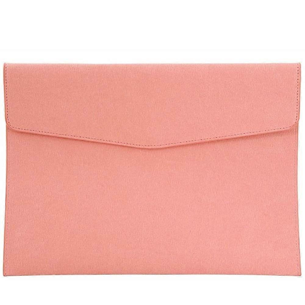 1pc Imitation Leather Documents Pockets Rectangle Pink 240x330mm
