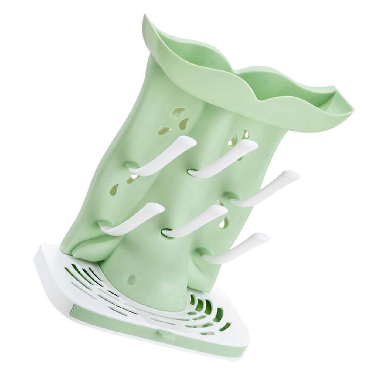 Bottle Drying Rack Space Saving Countertop Holder Quick Drying Durable Stand for Kitchen Storage