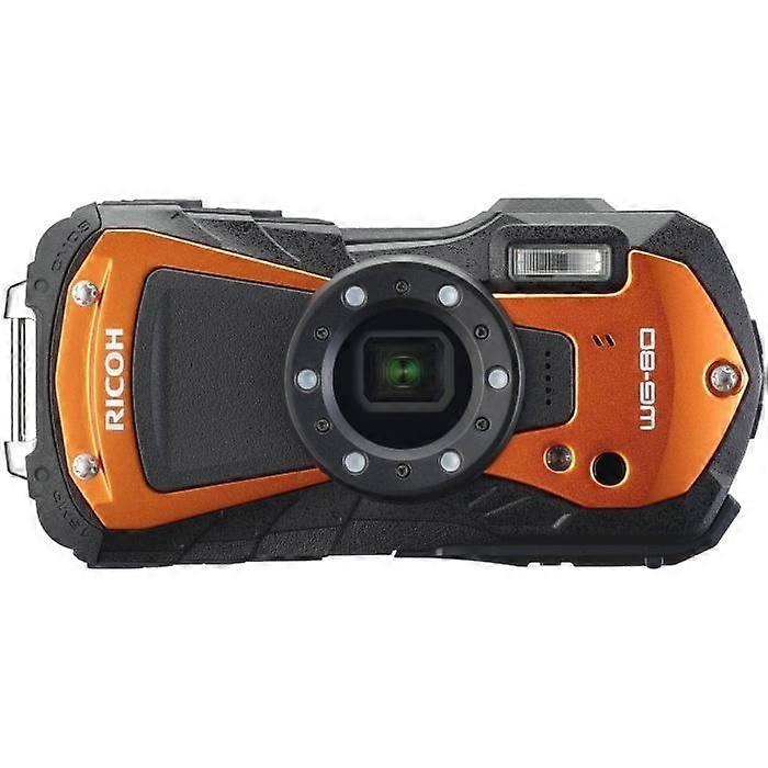 RICOH WG 80 Waterproof Compact Camera - 16MP - 5X Zoom - Orange
