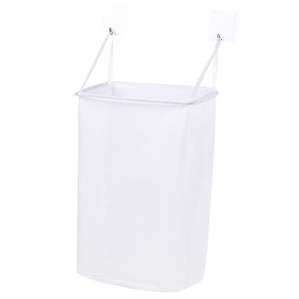 Wall Mounted Laundry Basket Mesh Storage Organizer