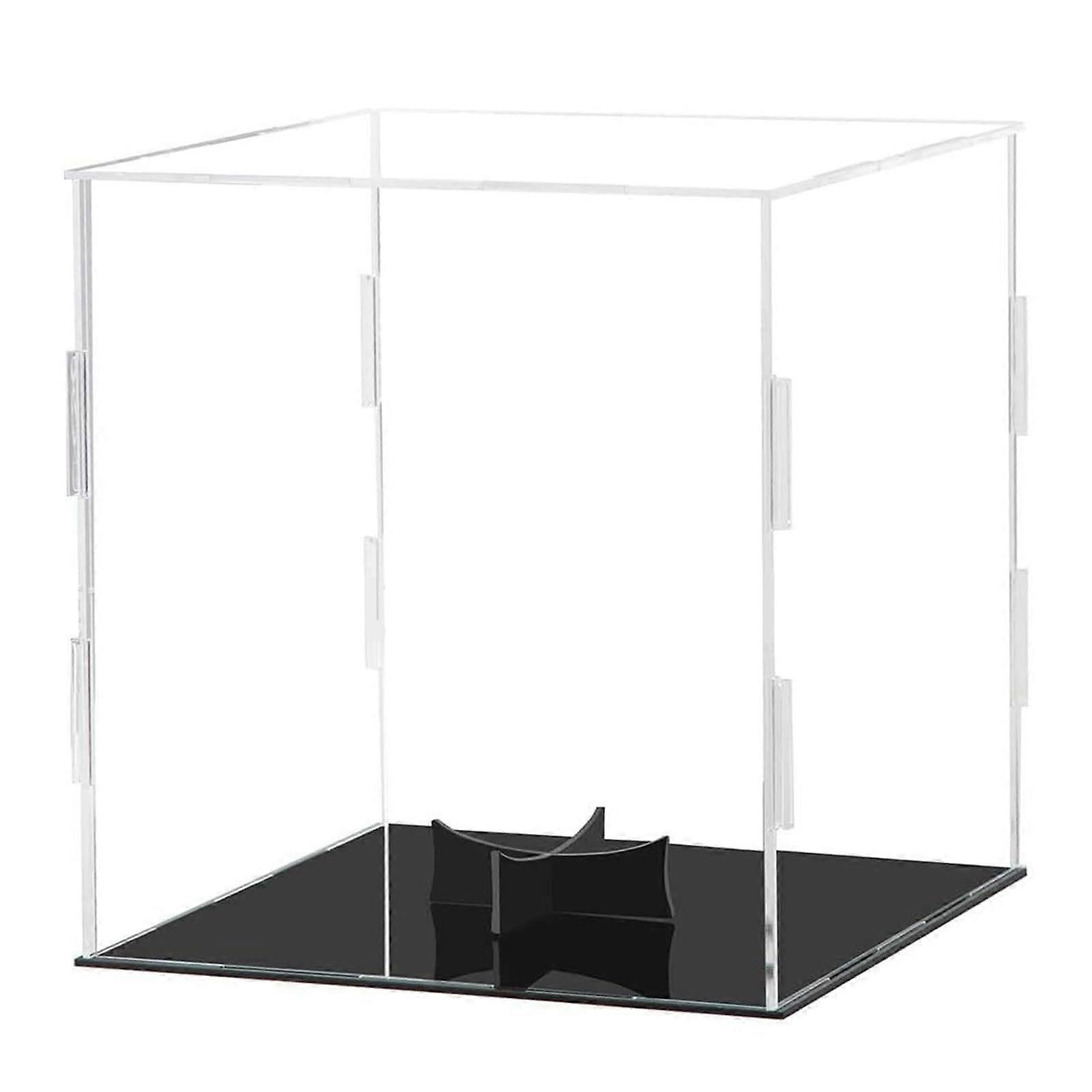 Clear Acrylic Basketball Display Case with 360° Visibility, Dustproof Protective Storage Box