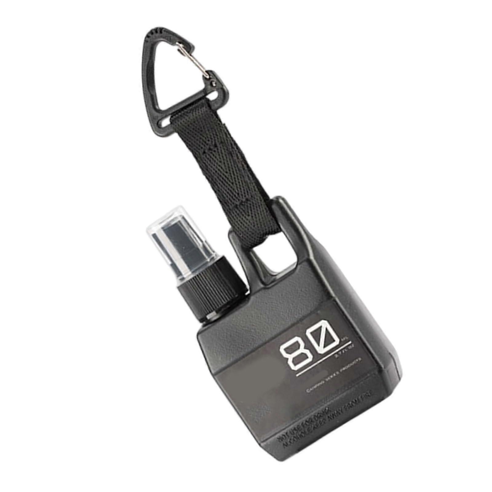 Travel Spray Bottle Compact Refillable Alcohol Container for Camping and Outdoor Use