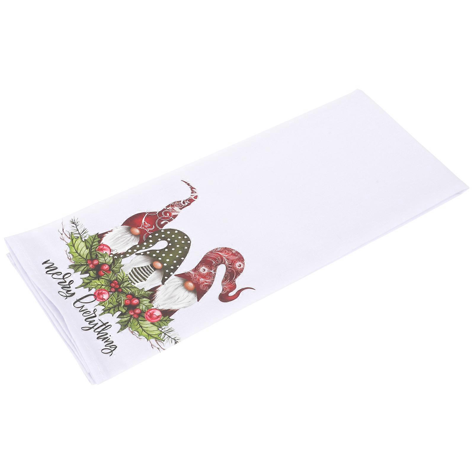 Hanging Hand Towels For Restroom 2Pcs White Rectangular Toddlers Drying