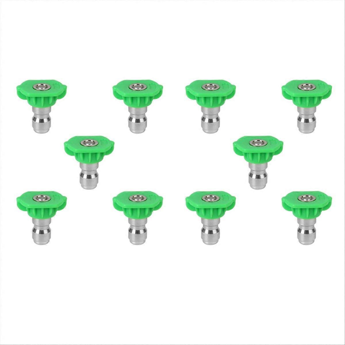 Pressure Washer Nozzle Tip Set, Replacement, 5Pack (Green)
