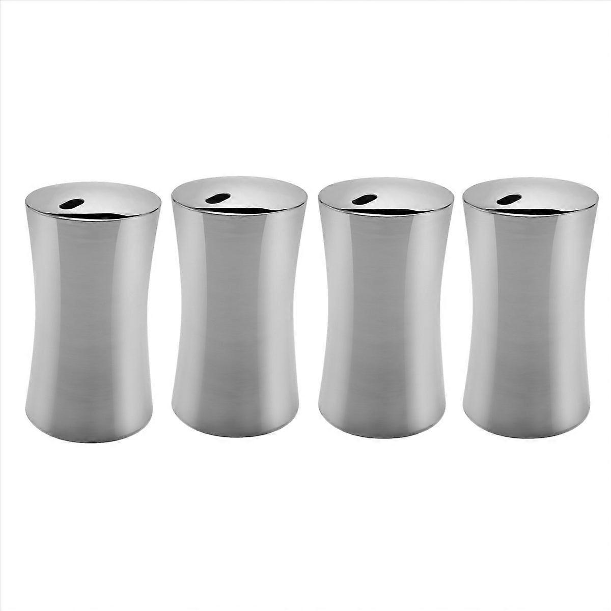 Small Toothpick Holder Dispenser Storage Stainless Steel (Silver)