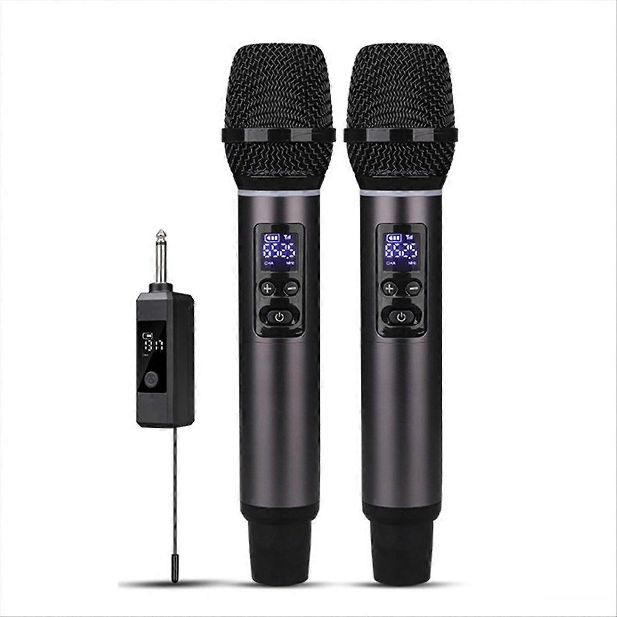 UHF 2.4G Handheld Microphone Wireless Microphone Rechargeable