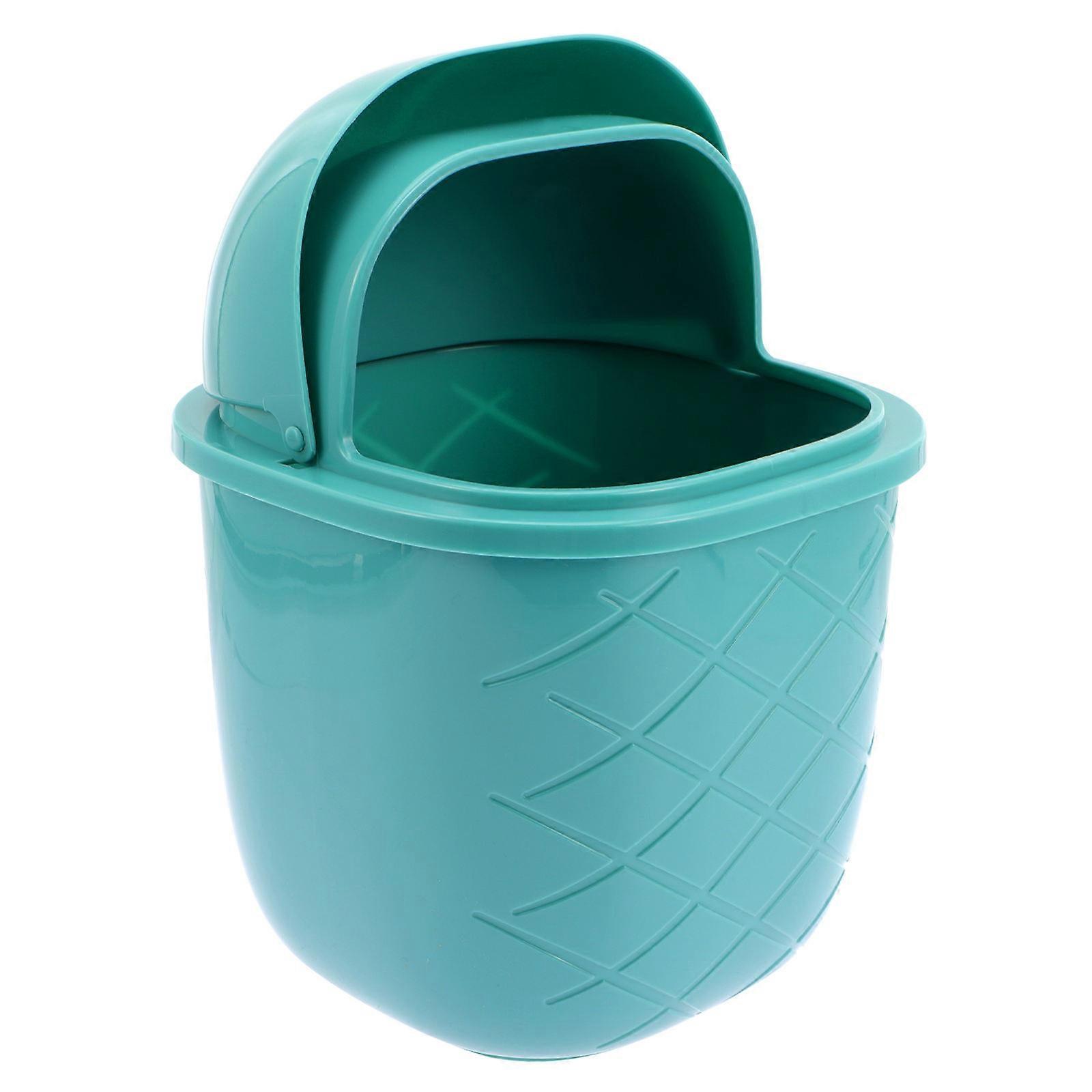 Flip-Type Trash Can Small Garbage Container for Storage PP Material
