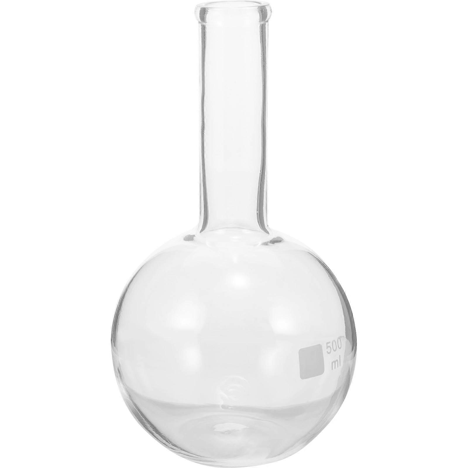 Clear Flask for Storage Use Glass Flask Laboratory Experiment Transparent