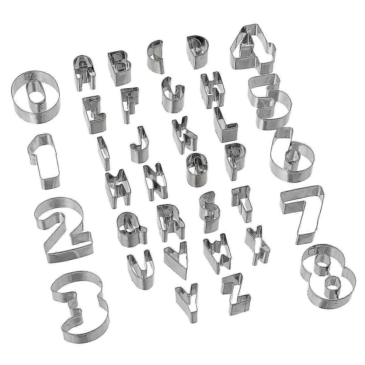 35-Pack Alphabet Letters and Numbers Set for Crafts and Learning Activities
