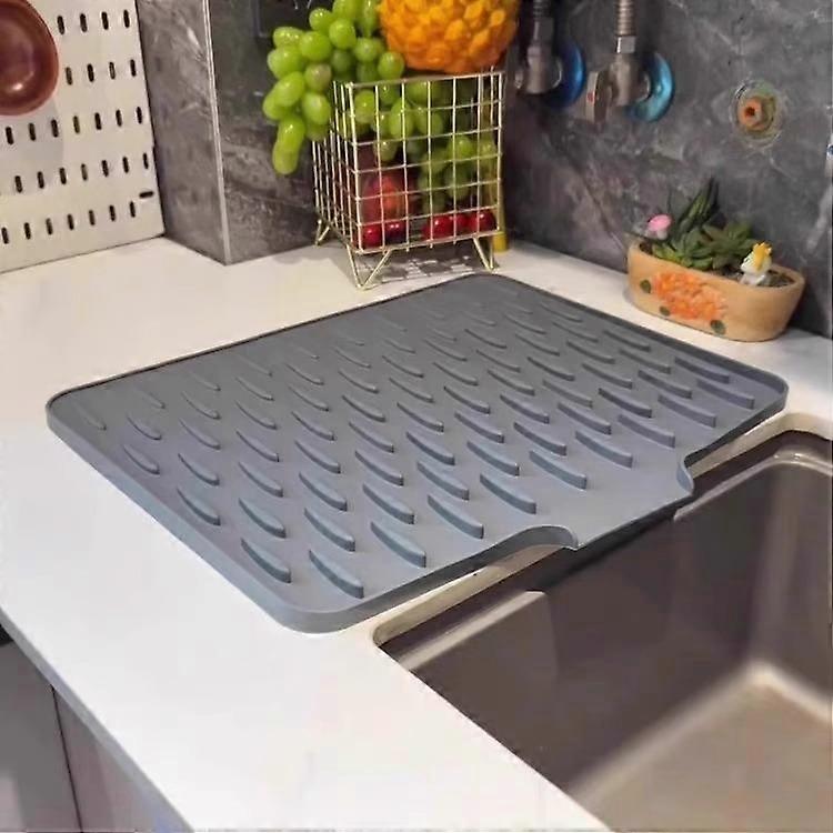 Kitchen Silicone Countertop Drip Pad, Thick, Non-Slip