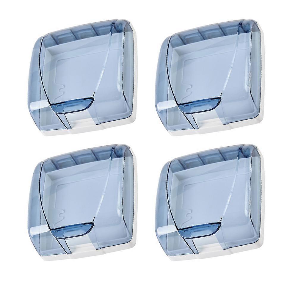 Wall Socket Guard Outlet Covers for Protection 8Pcs Blue Splash Proof Panel