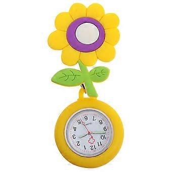 Telescopic Chest Watch Cartoon Nurse Quartz Watch Clip-on Watch Pocket Watches