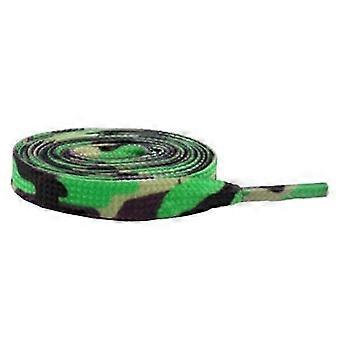 Laces - camouflage - green - flat [120 cm] green
