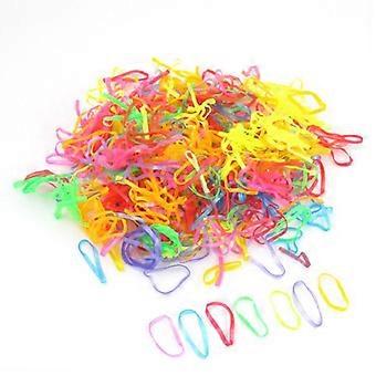 600 Pcs Bijoux De Cheveux Mini Élastiques À Cheveux Élastiques Élastiques Multicolore Élastique En Caoutchouc Queue De Cheval Élastiques À Cheveux