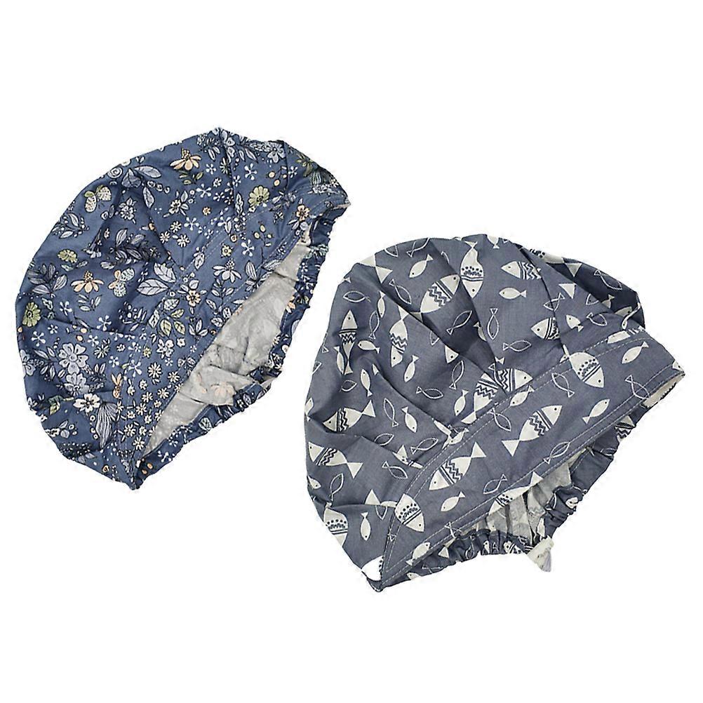 Medical Work Cap Printed Operating Room Creative Working Hat for Decoration 2Pcs