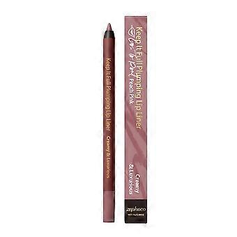 ZEPHOCO Peach Pink Full Lip Liner - Silkeblød og naturlig konturerende, højpigmenteret læbeliner.