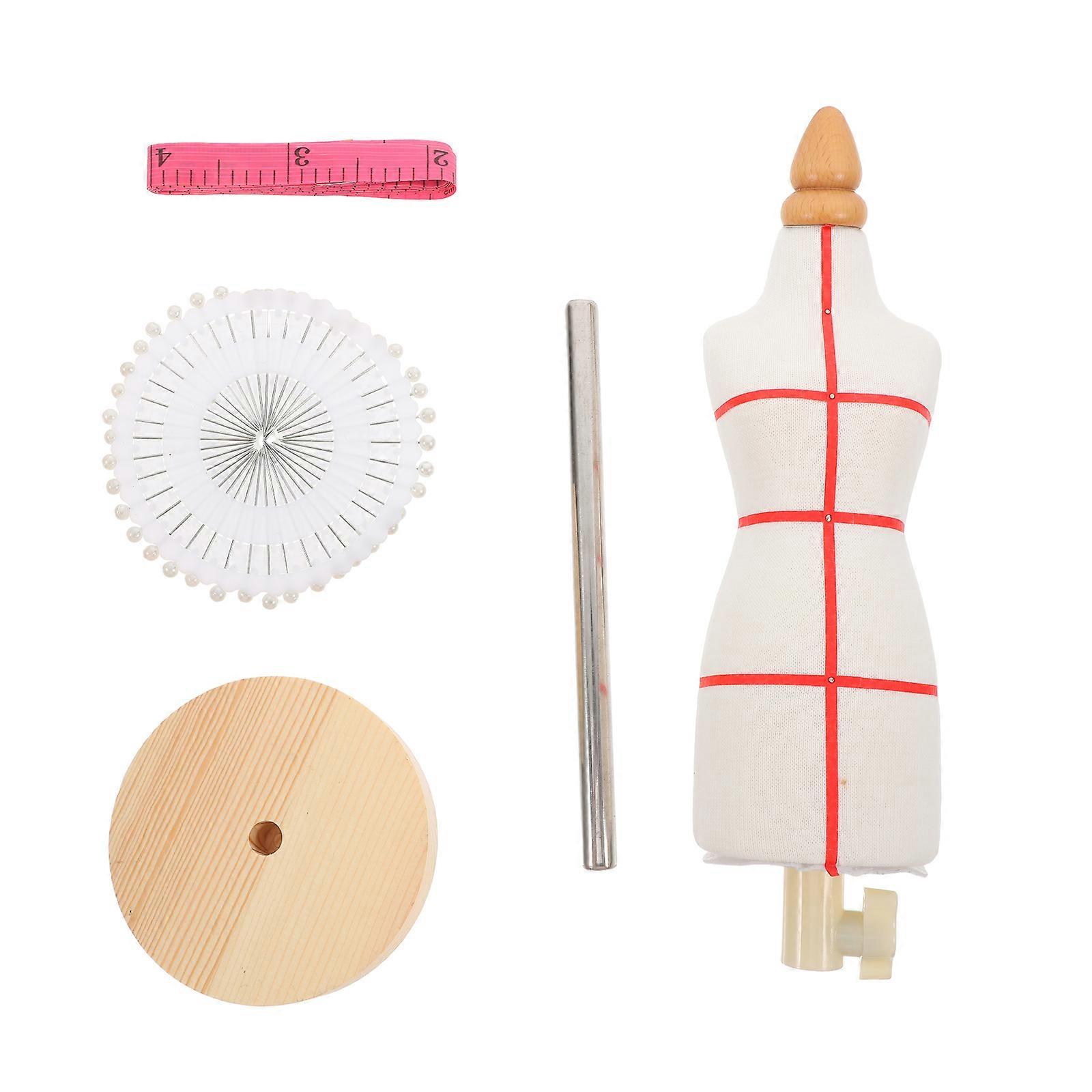 Sewing Mini Dress Form Mannequin for Pattern Making 1 Beige Mannequin
