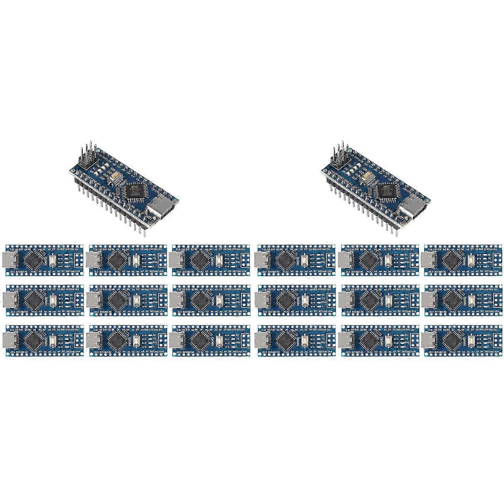 20pcs compatible with Arduino Nano V 3.0 Atmega328 Controller Compatible Board Module PCB Development Board TYPE-C USB NANO