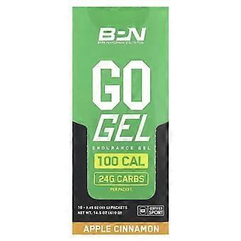 BPN, Go Gel, Endurance Gel, Apple Cinnamon, 10 Packets, 1.45 oz (41 g) Each