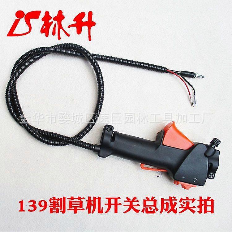 Backpack 139 lawnmower parts and switch assembly; Backpack 140/GX35 lawnmower parts and new Komatsu side-mounted switch assembly