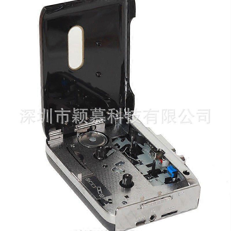 Lecteur de cassettes portable compatible USB - Noir