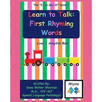 Learn to talk - first rhyming words level 1 adaptive series early language learning and early rhyming words
