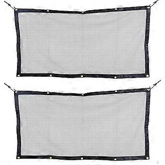 Car Dog Barrier Mesh Net for Vehicle Safety 2Pcs Car Net Divider