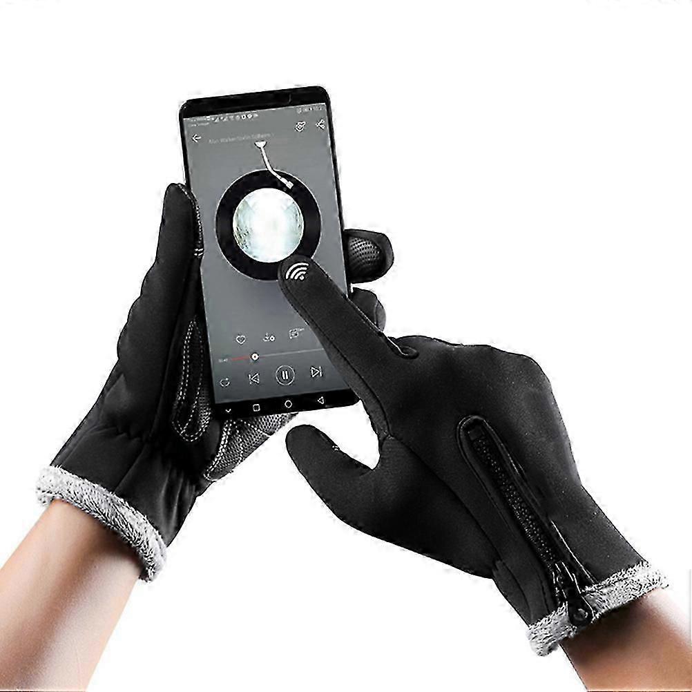 Thicken Warm Gloves for Outdoor Use with Touch Screen Function
