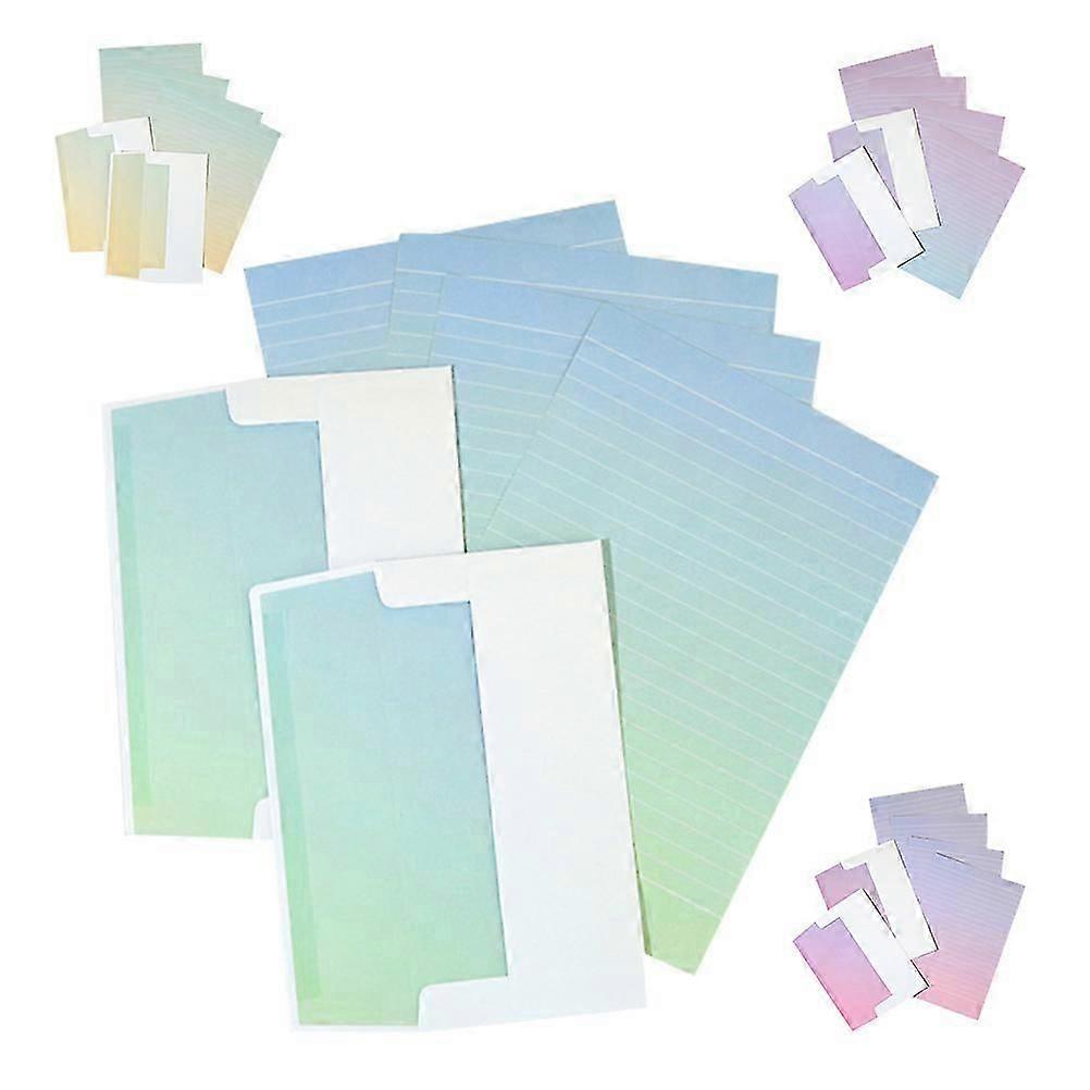 Kuvert- och brevset Elegant brevpapper Fyra set